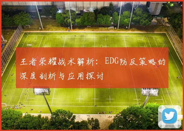 王者荣耀战术解析：EDG防反策略的深度剖析与应用探讨